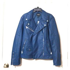 EXPRESS FAUX LEATHER MOTO JACKET